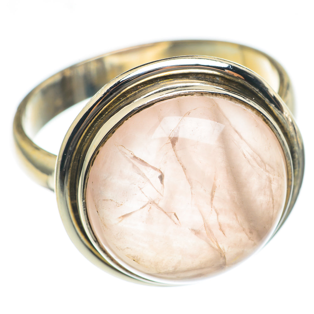 Rose Quartz Rings handcrafted by Ana Silver Co - RING69873