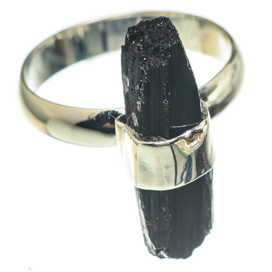 Black Tourmaline Rings handcrafted by Ana Silver Co - RING69879