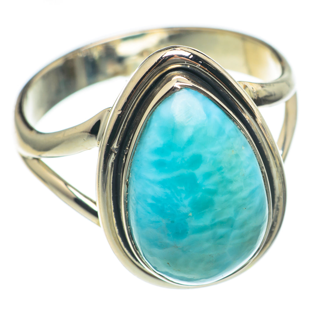 Larimar Rings handcrafted by Ana Silver Co - RING69891