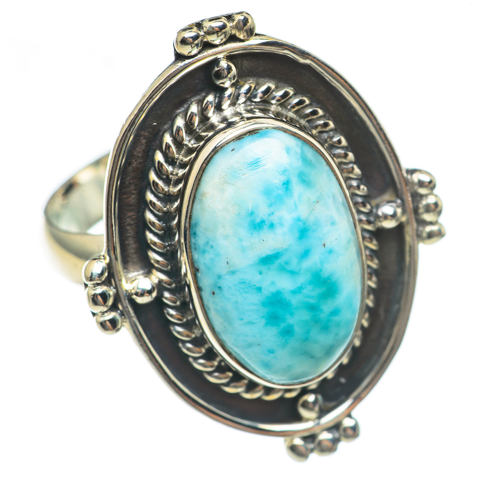 Larimar Rings handcrafted by Ana Silver Co - RING69893