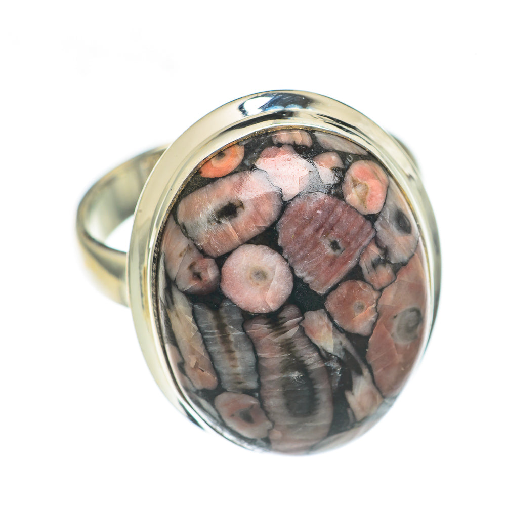 Crinoid Fossil Rings handcrafted by Ana Silver Co - RING69902