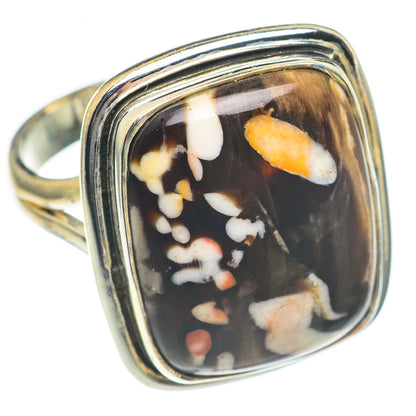 Peanut Wood Jasper Rings handcrafted by Ana Silver Co - RING69904