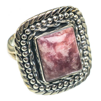Lepidolite Rings handcrafted by Ana Silver Co - RING69911