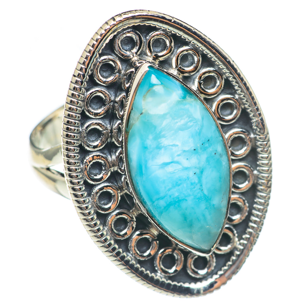 Larimar Rings handcrafted by Ana Silver Co - RING69916