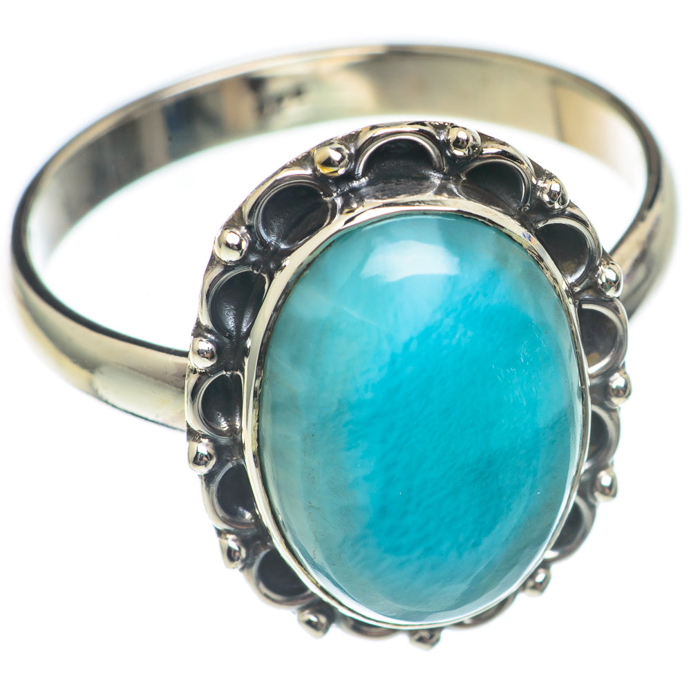 Larimar Rings handcrafted by Ana Silver Co - RING69922