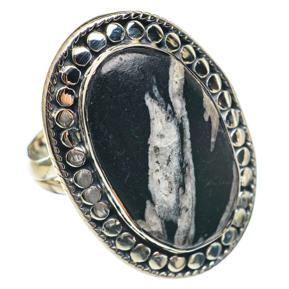 Pinolith Jasper Rings handcrafted by Ana Silver Co - RING69943 - Photo 2