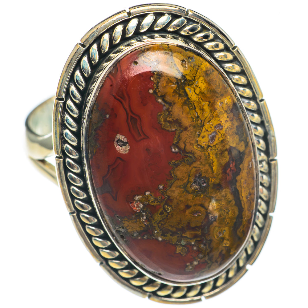Moroccan Agate Rings handcrafted by Ana Silver Co - RING69961