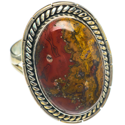 Moroccan Agate Rings handcrafted by Ana Silver Co - RING69961