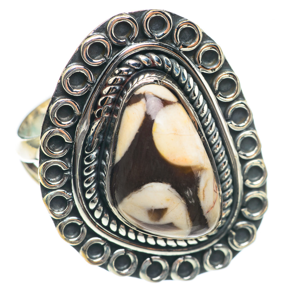 Peanut Wood Jasper Rings handcrafted by Ana Silver Co - RING69963