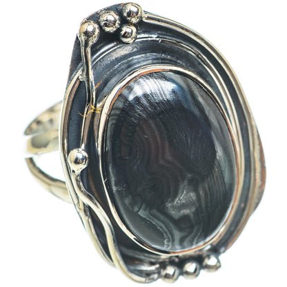 Psilomelane Rings handcrafted by Ana Silver Co - RING69976