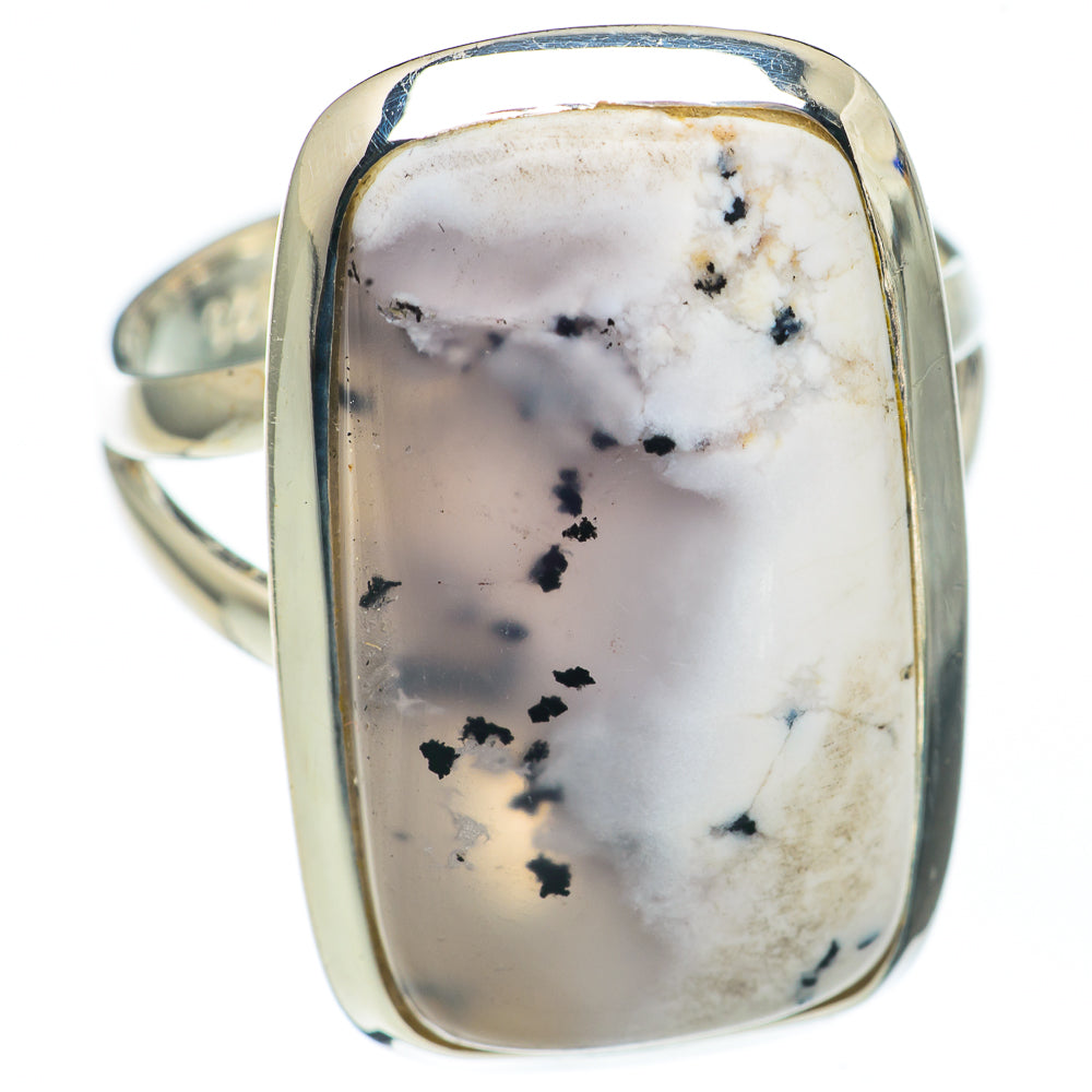 Dendritic Opal Rings handcrafted by Ana Silver Co - RING69977