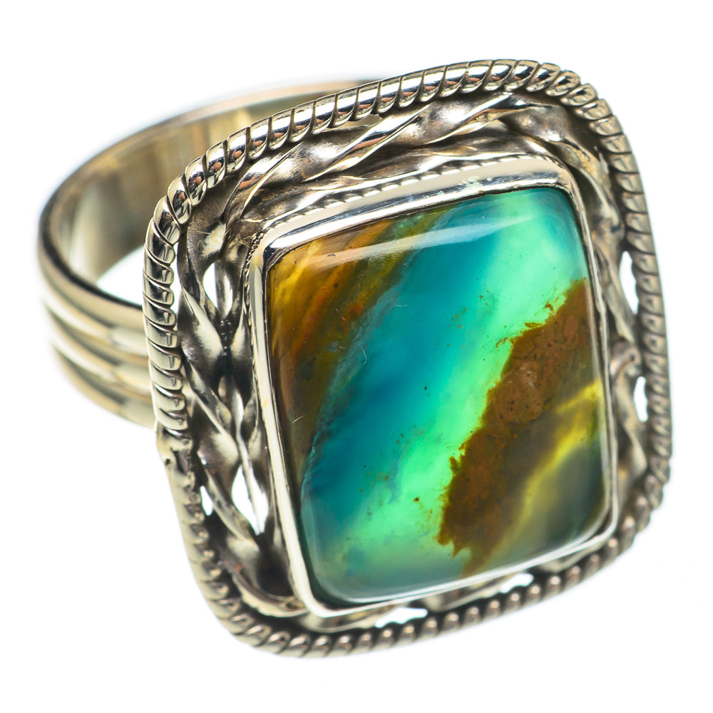 Peruvian Opal Rings handcrafted by Ana Silver Co - RING69984