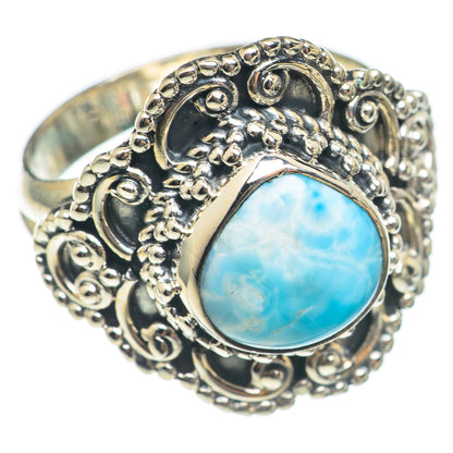 Larimar Rings handcrafted by Ana Silver Co - RING69985