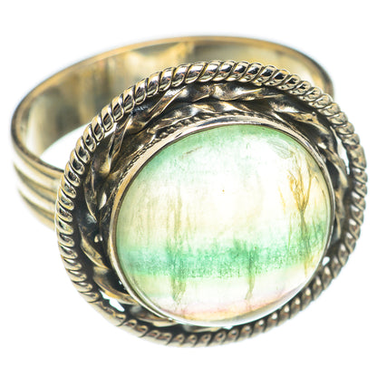 Green Fluorite Rings handcrafted by Ana Silver Co - RING69992