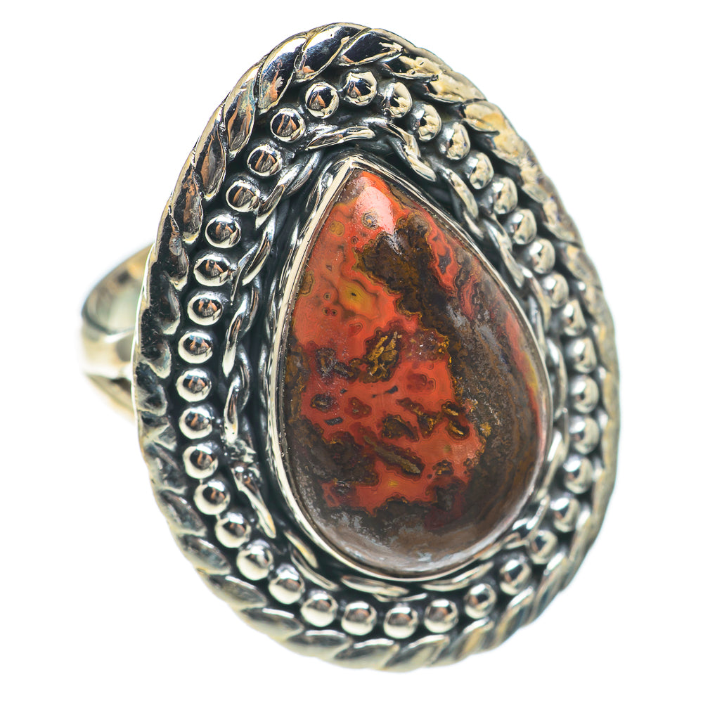 Moroccan Agate Rings handcrafted by Ana Silver Co - RING69994