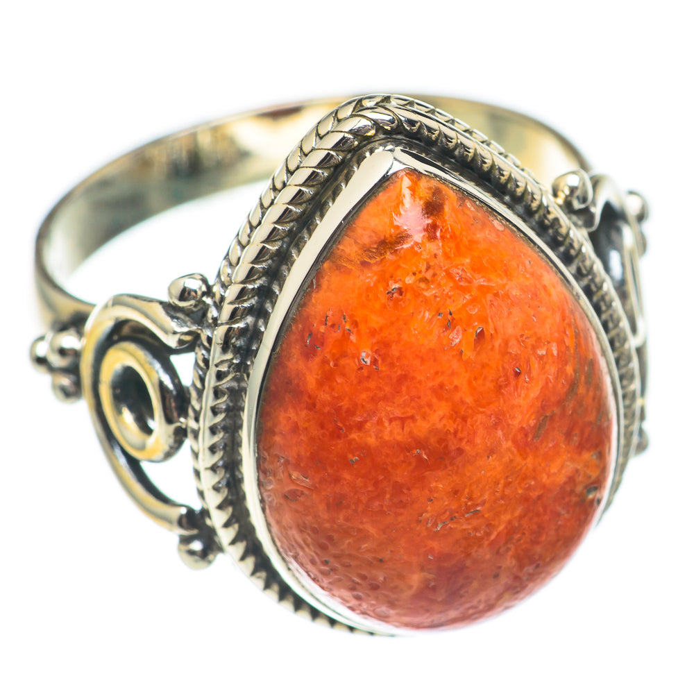 Sponge Coral Rings handcrafted by Ana Silver Co - RING69997