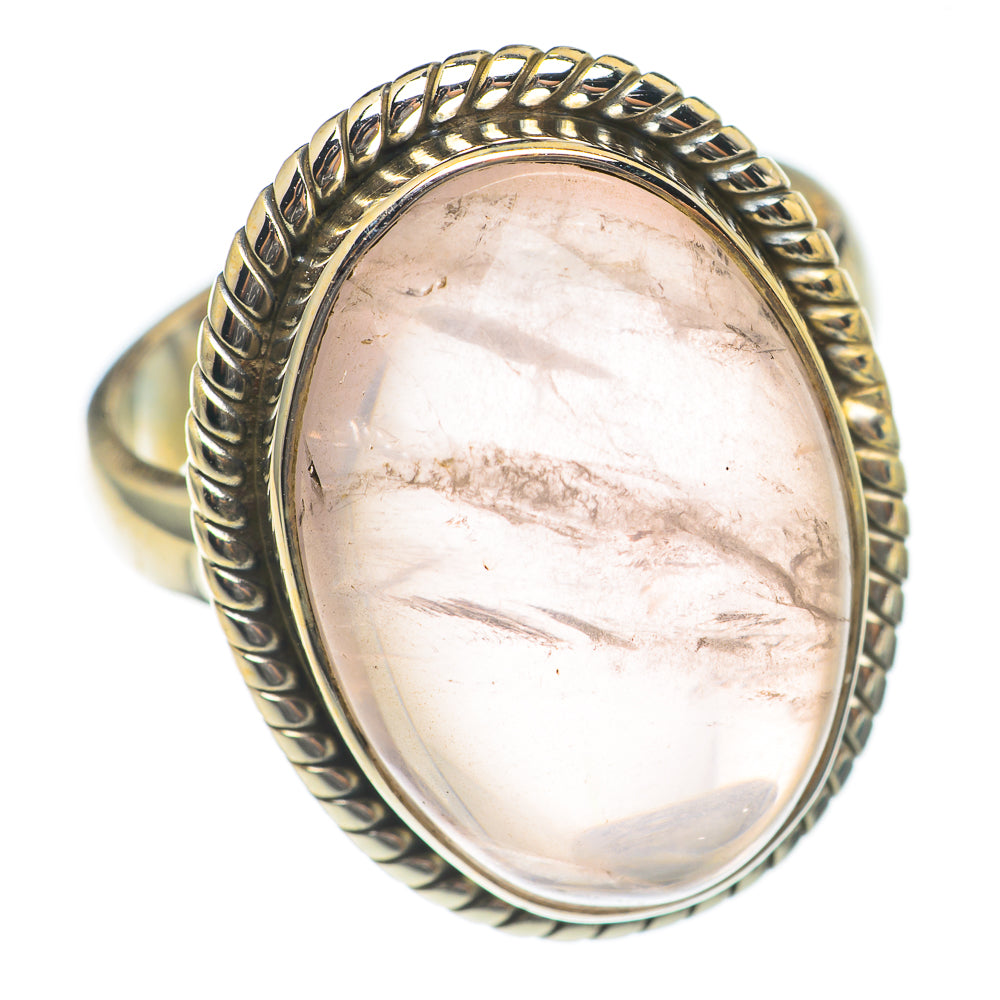 Rose Quartz Rings handcrafted by Ana Silver Co - RING70000