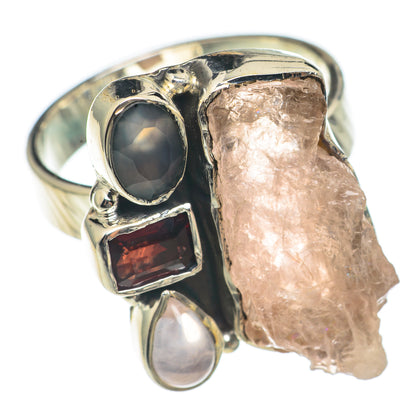 Rose Quartz Rings handcrafted by Ana Silver Co - RING70002