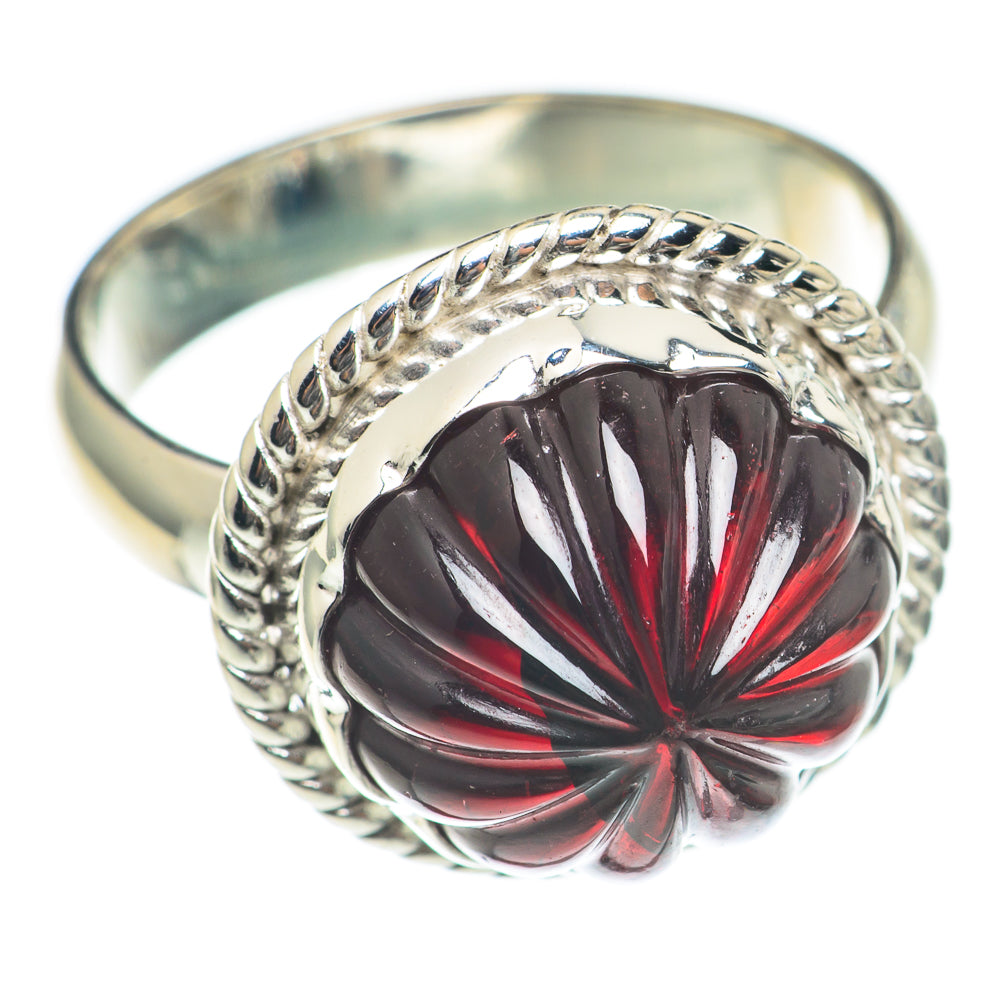 Garnet Rings handcrafted by Ana Silver Co - RING70005