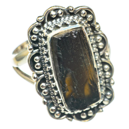 Tektite Rings handcrafted by Ana Silver Co - RING70009
