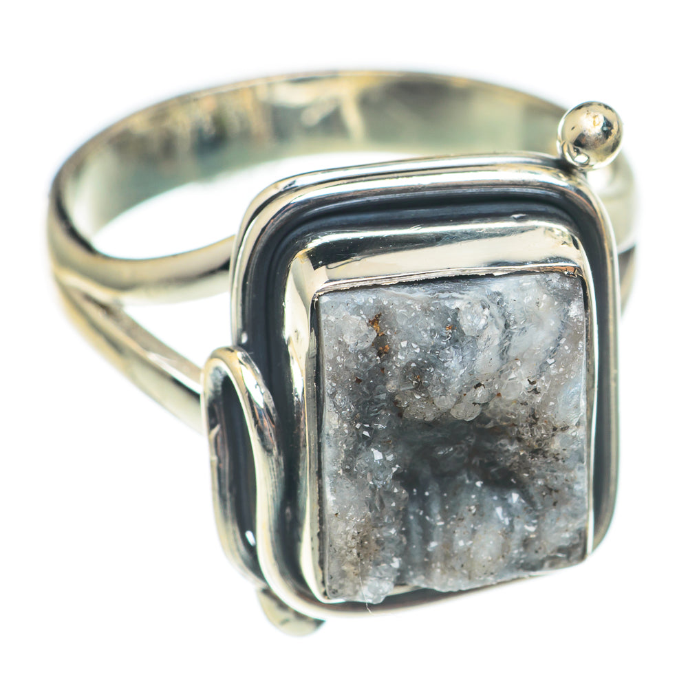 Desert Druzy Rings handcrafted by Ana Silver Co - RING70017