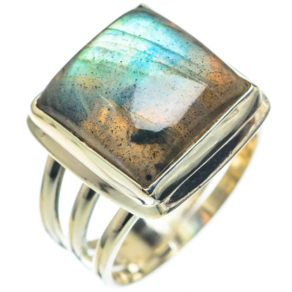 Labradorite Rings handcrafted by Ana Silver Co - RING70021