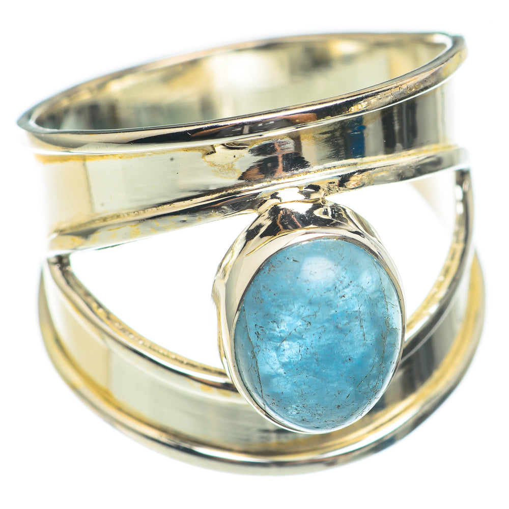 Aquamarine Rings handcrafted by Ana Silver Co - RING70022