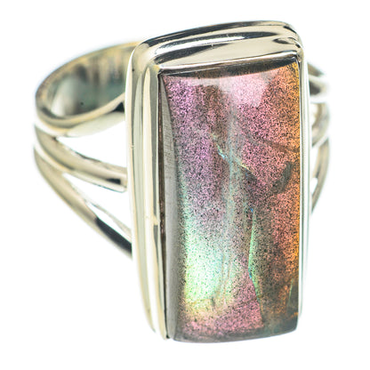 Labradorite Rings handcrafted by Ana Silver Co - RING70027