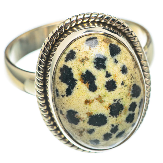 Dalmatian Jasper Rings handcrafted by Ana Silver Co - RING70031