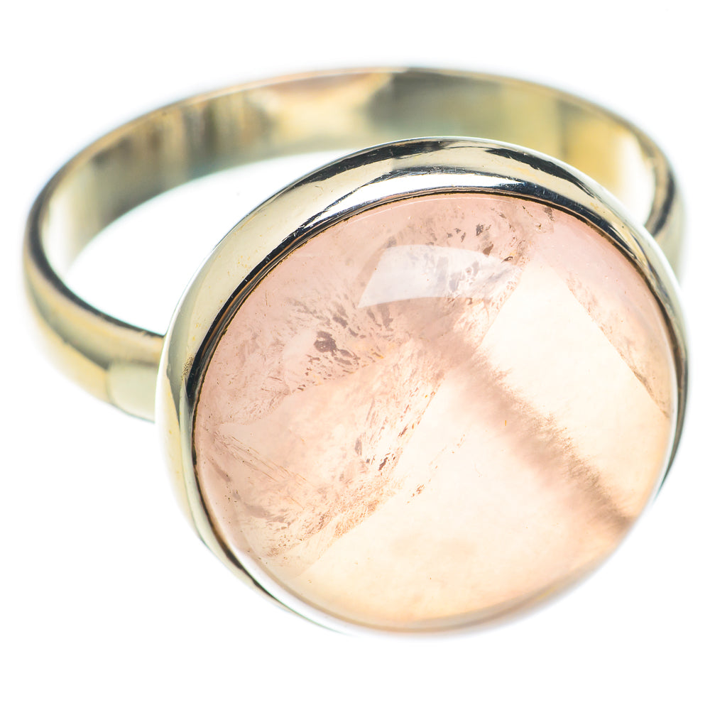 Rose Quartz Rings handcrafted by Ana Silver Co - RING70036
