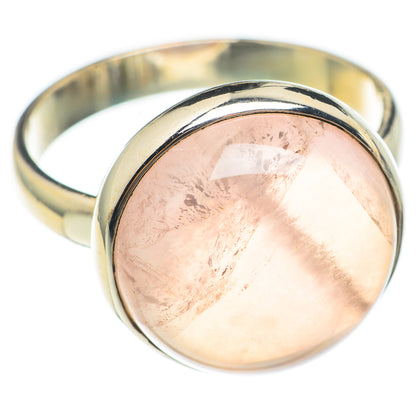 Rose Quartz Rings handcrafted by Ana Silver Co - RING70036