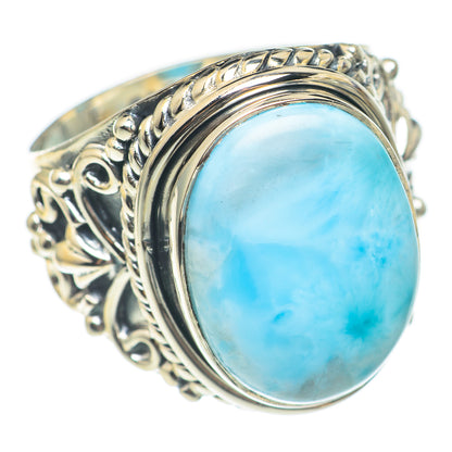 Larimar Rings handcrafted by Ana Silver Co - RING70055
