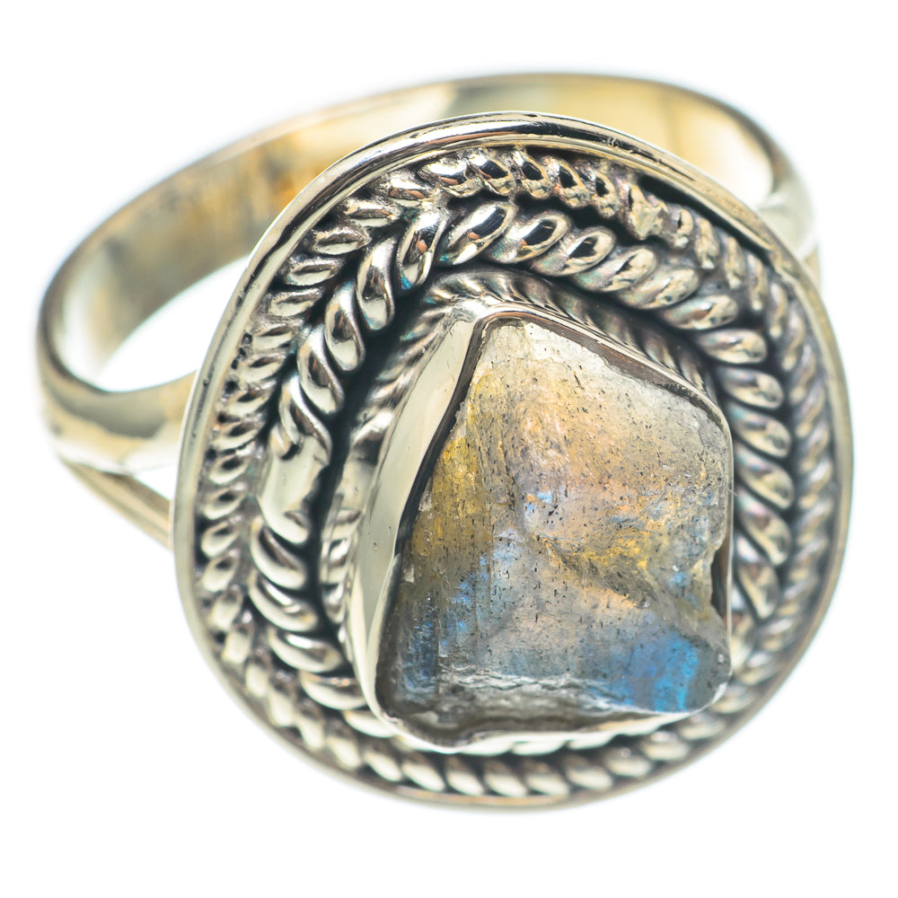 Labradorite Rings handcrafted by Ana Silver Co - RING70056