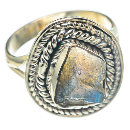 Labradorite Rings handcrafted by Ana Silver Co - RING70056