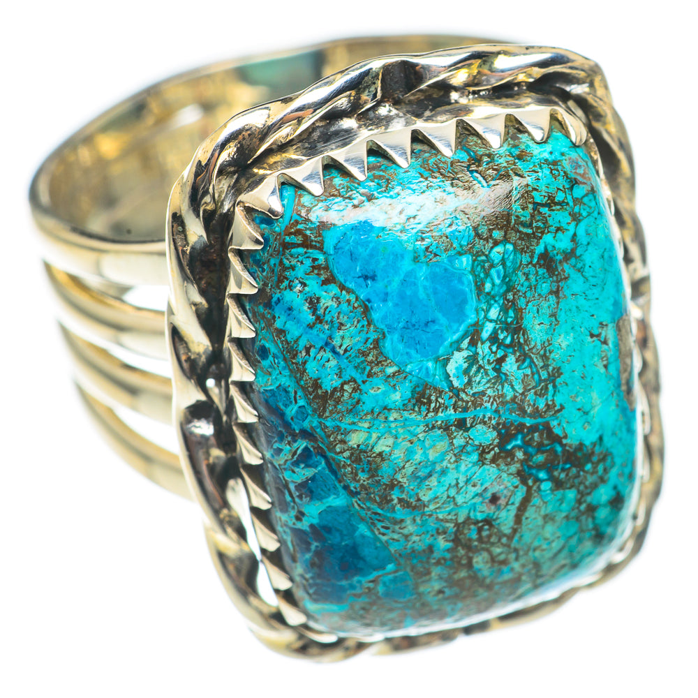 Chrysocolla Rings handcrafted by Ana Silver Co - RING70057