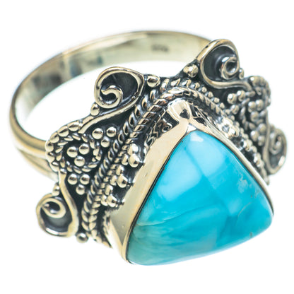 Larimar Rings handcrafted by Ana Silver Co - RING70058