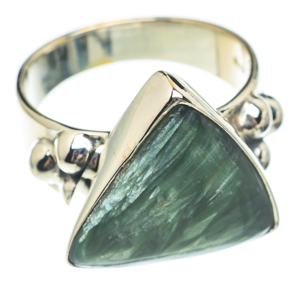 Seraphinite Rings handcrafted by Ana Silver Co - RING70061
