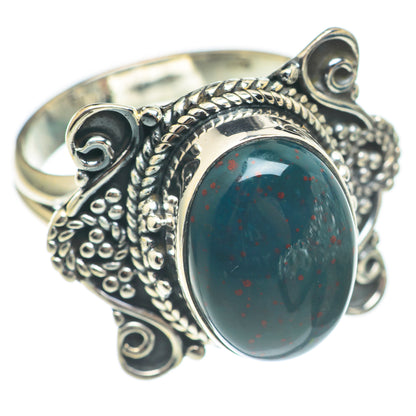 Bloodstone Rings handcrafted by Ana Silver Co - RING70062