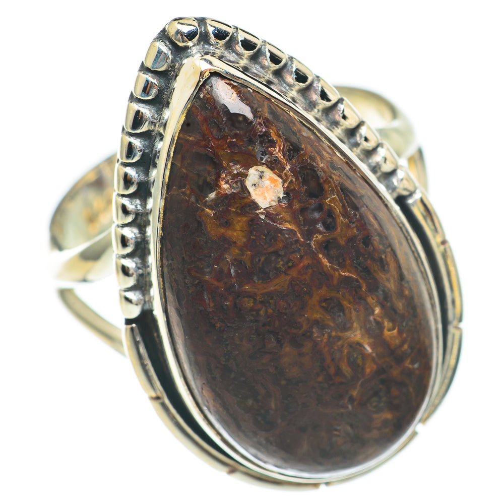 Dinosaur Bone Rings handcrafted by Ana Silver Co - RING70066