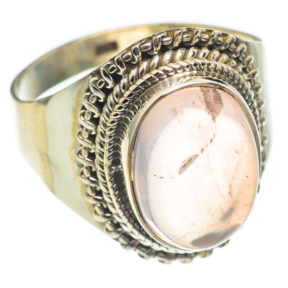 Rose Quartz Rings handcrafted by Ana Silver Co - RING70069