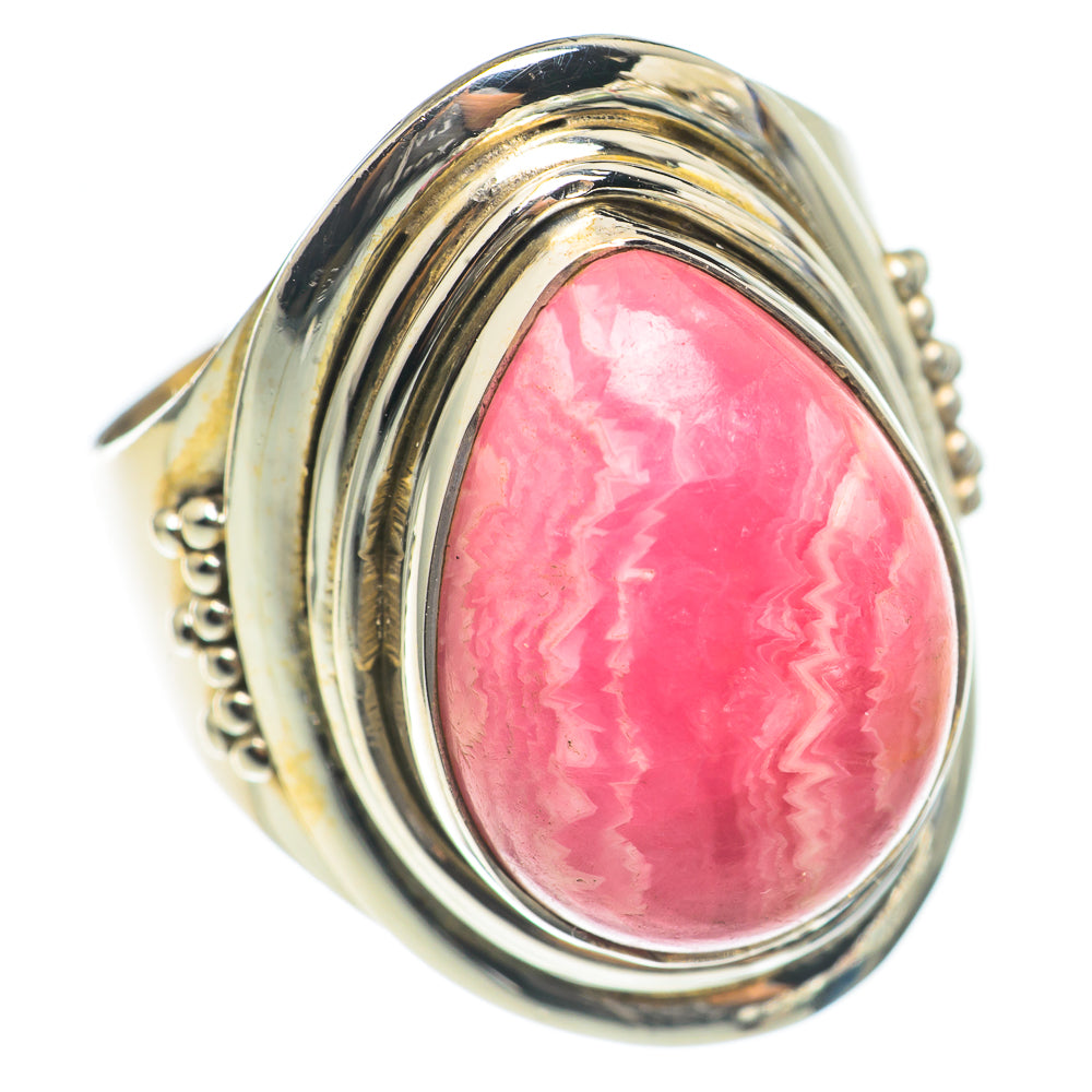 Rhodochrosite Rings handcrafted by Ana Silver Co - RING70073