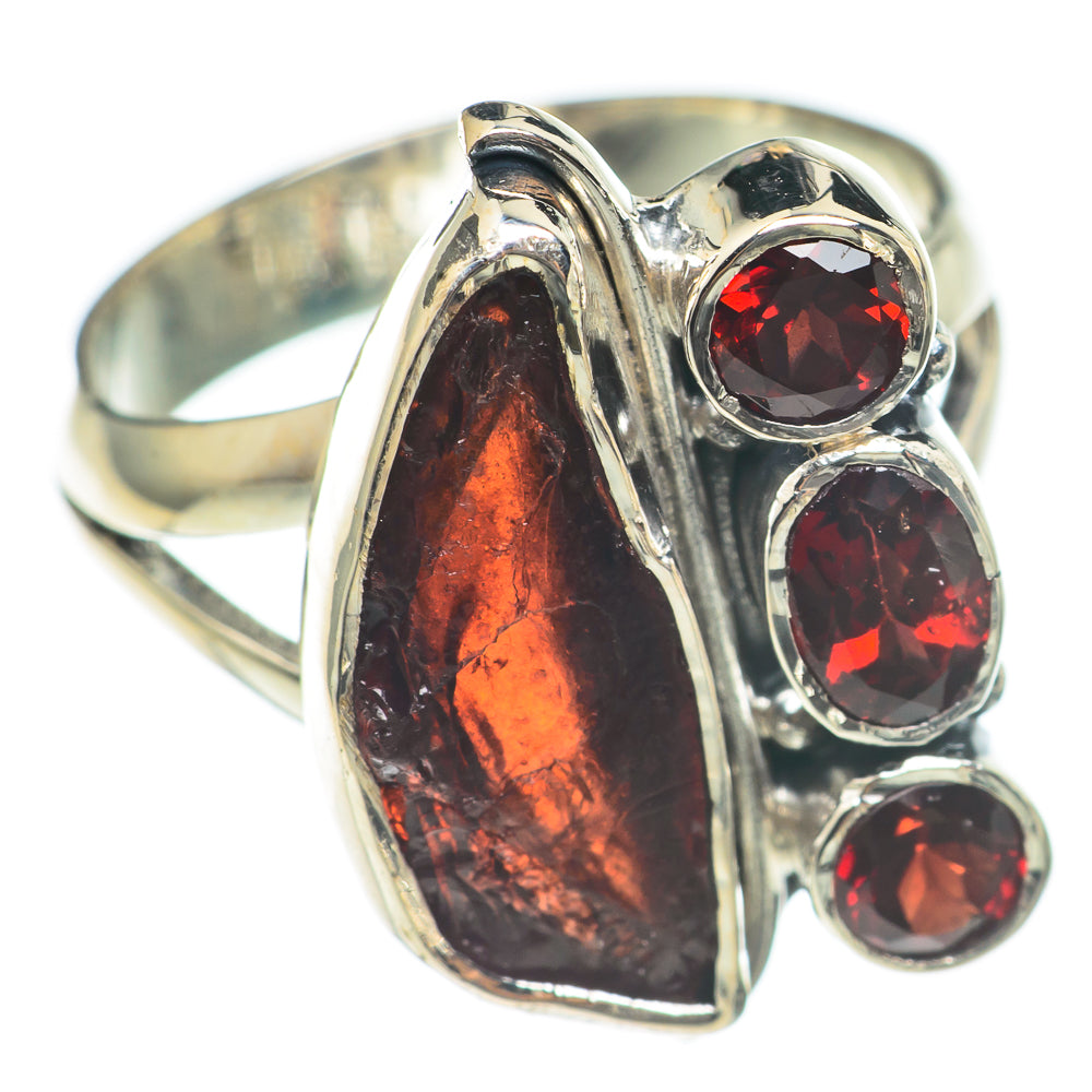 Garnet Rings handcrafted by Ana Silver Co - RING70075