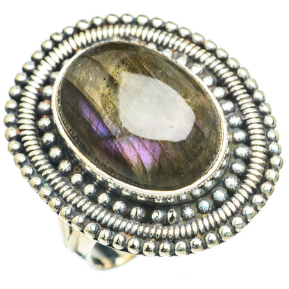 Labradorite Rings handcrafted by Ana Silver Co - RING70077