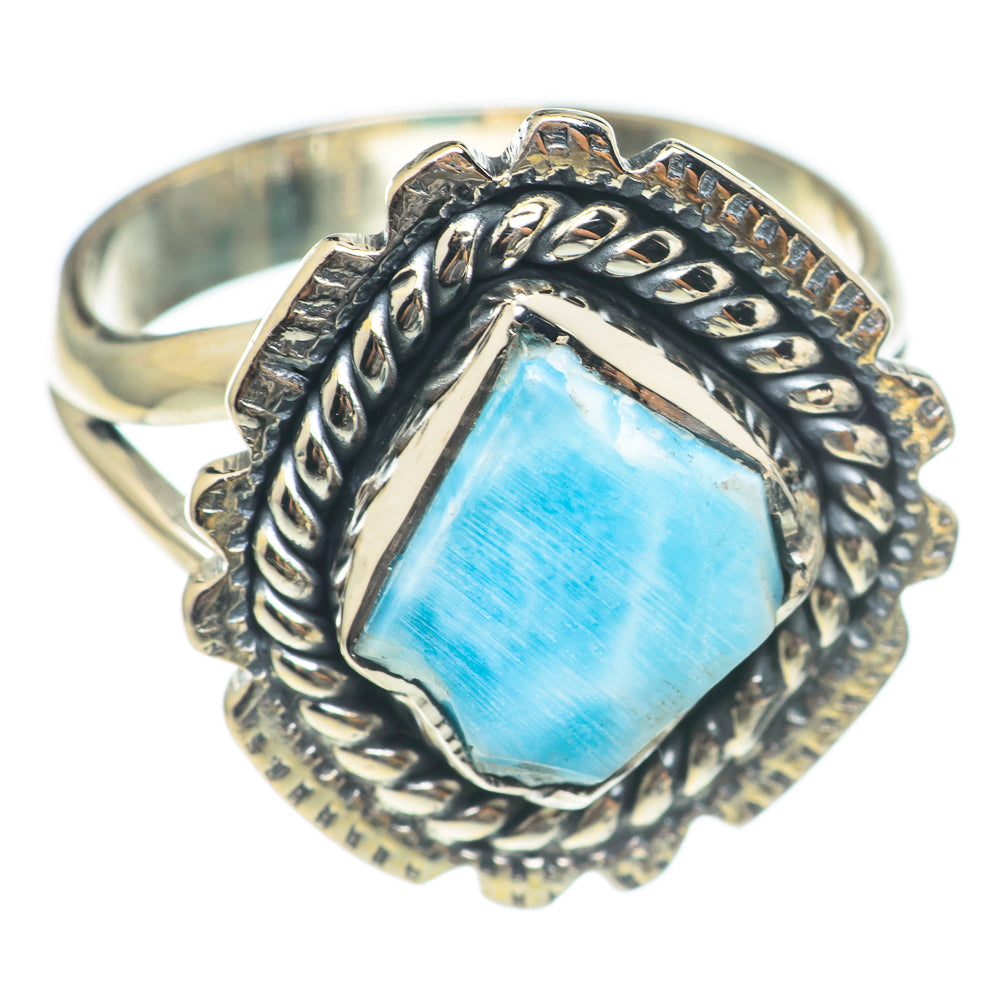 Larimar Rings handcrafted by Ana Silver Co - RING70090