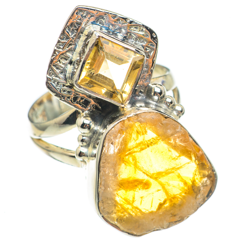 Citrine Rings handcrafted by Ana Silver Co - RING70097