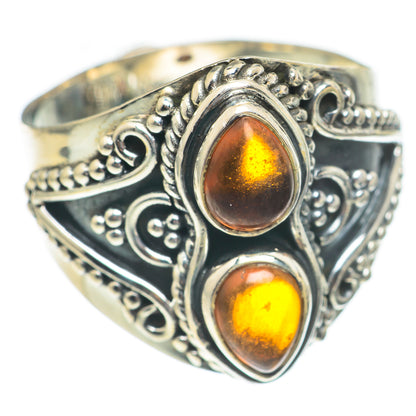 Baltic Amber Rings handcrafted by Ana Silver Co - RING70098
