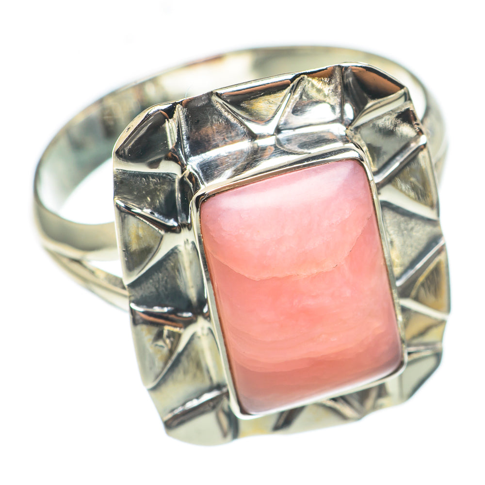 Pink Opal Rings handcrafted by Ana Silver Co - RING70102