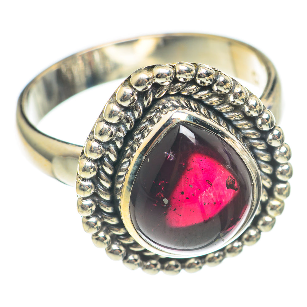 Garnet Rings handcrafted by Ana Silver Co - RING70106