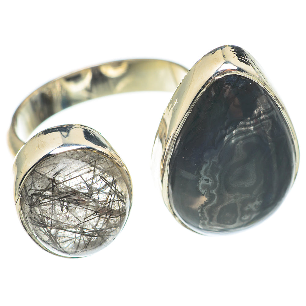 Psilomelane Rings handcrafted by Ana Silver Co - RING70109