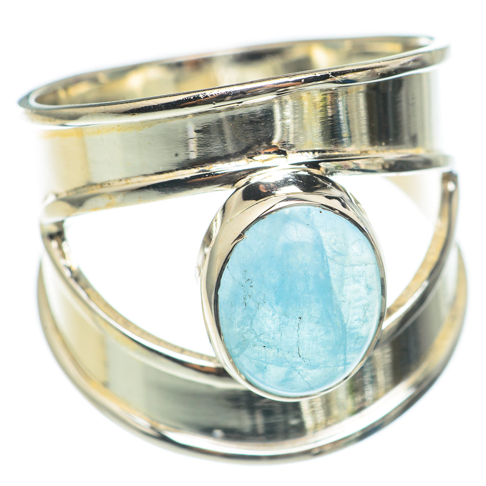 Aquamarine Rings handcrafted by Ana Silver Co - RING70117
